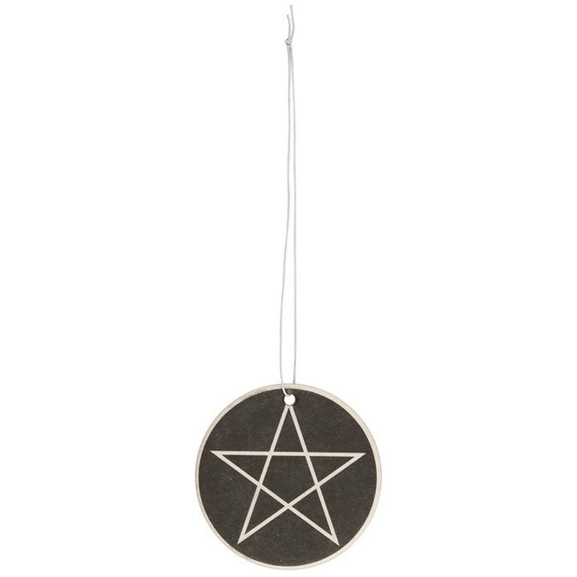 Vanilla Scented Black Pentagram Air Freshener