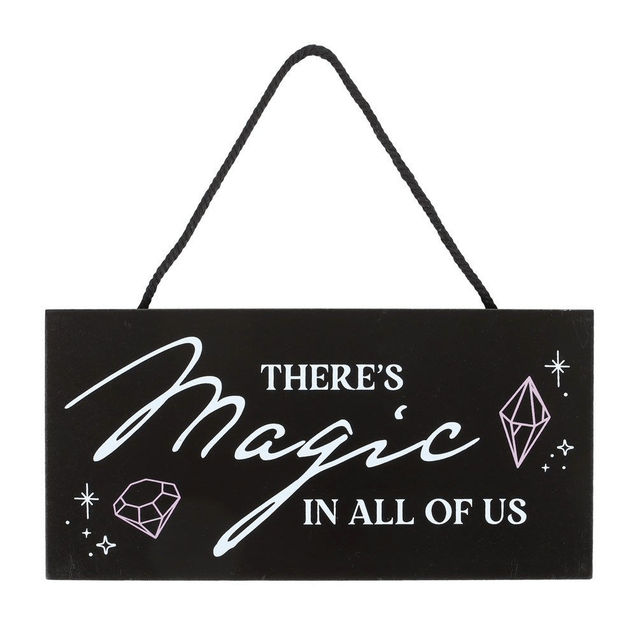 "There’s Magic in All of Us" Witchy Hanging Sign