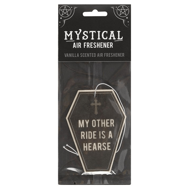 Coffin Air Freshener with Sweet Vanilla Scent