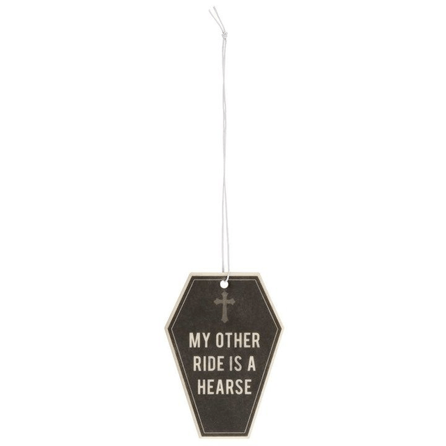 Coffin Air Freshener with Sweet Vanilla Scent