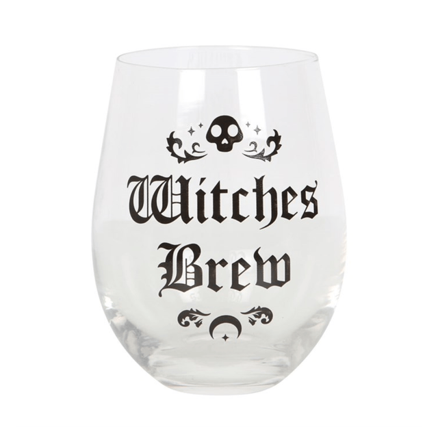 Witches Brew Stemless Wine Glass