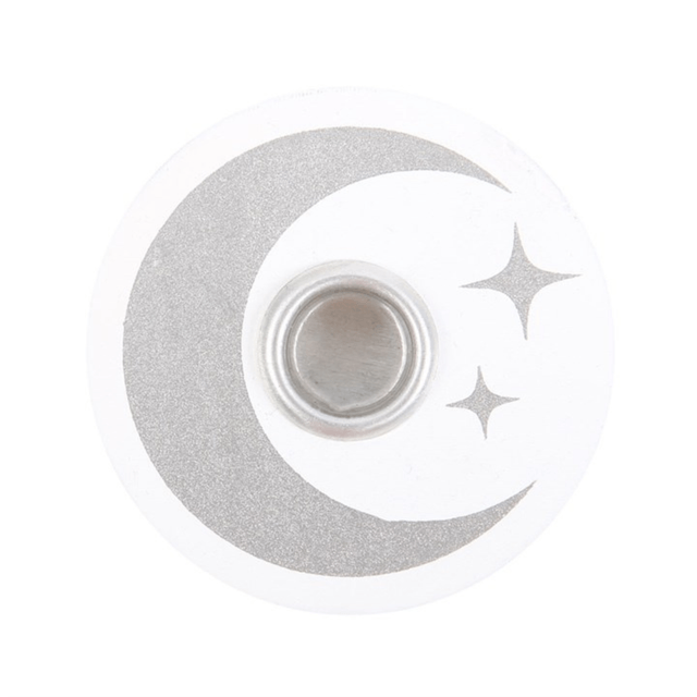 Moon Spell Candle Holder White