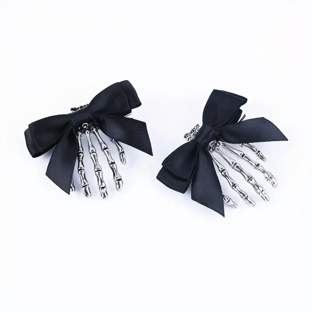 Skeleton Hand Hair Clip