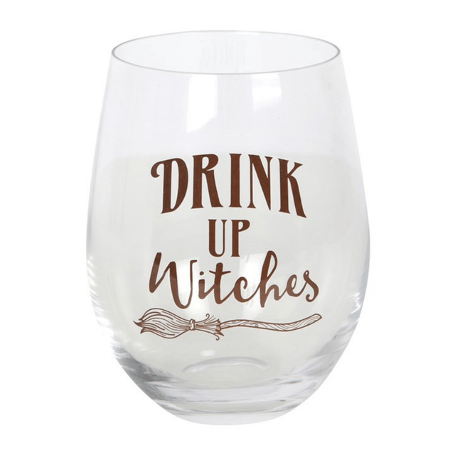 Drink Up Witches Stemless Glass - Enchant Your Gatherings