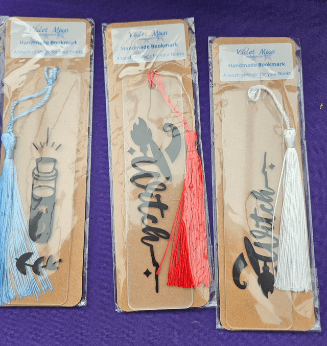 Handmade Magical Bookmark with Tassel
