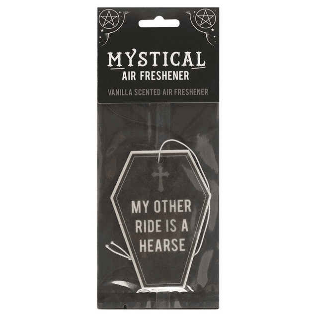 Coffin Air Freshener with Sweet Vanilla Scent