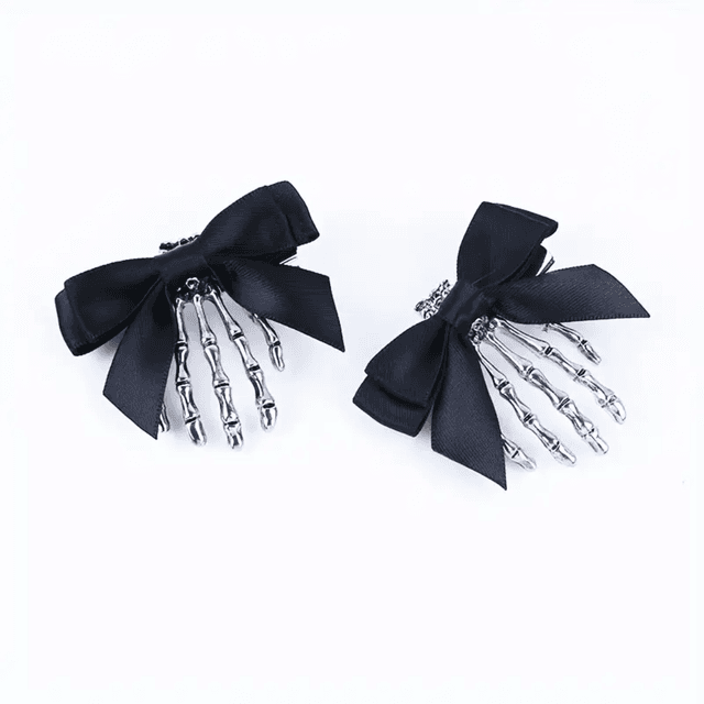 Skeleton Hand Hair Clip