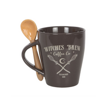 Load image into Gallery viewer, Witches Brew Coffee Co. Mug and Spoon Set
