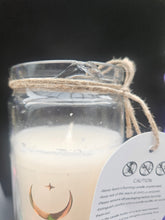 Load image into Gallery viewer, Manifesting Magic: Moon Phase Coconut Tube Candle
