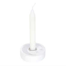 Load image into Gallery viewer, Radiant White Mystical Moon Spell Candle Holder
