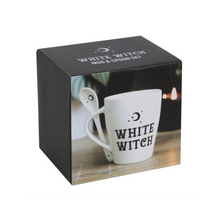 Cargar imagen en el visor de la galería, White Witch Mug and Spoon Set
