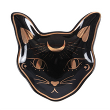 Cargar imagen en el visor de la galería, Mystic Mog Cat Face Trinket Dish - Enchanting Home Decor
