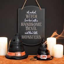 Load image into Gallery viewer, Wicked Witch Family Hanging Sign
