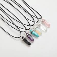 Hexagonal Crystal Pendants