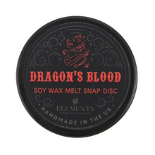 Cargar imagen en el visor de la galería, Dragon&#39;s Blood Enchanting Soy Wax Snap Disc
