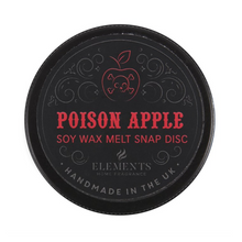 Cargar imagen en el visor de la galería, Hauntingly Fragrant Poison Apple Soy Wax Snap Disc
