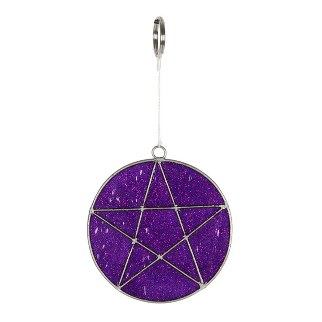 Enchanting Mystical Pentagram Suncatcher