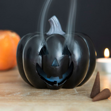 Load image into Gallery viewer, Enchanting Gothic Pumpkin Incense Holder
