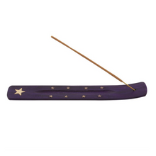 Load image into Gallery viewer, Starry Night Wooden Incense Ash Catcher
