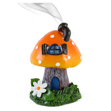Load image into Gallery viewer, Enchanting Orange Toadstool Incense Cone Holder
