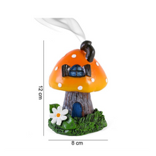 Lade das Bild in den Galerie-Viewer, Enchanting Orange Toadstool Incense Cone Holder
