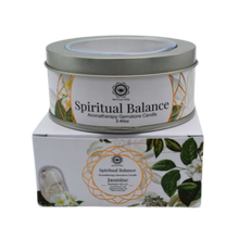 Cargar imagen en el visor de la galería, Spiritual Balance Gemstone Candle with Jasmine Scent
