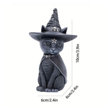 Load image into Gallery viewer, Witch Cat Figurine
