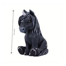 Load image into Gallery viewer, Black Unicorn Resin Figurine
