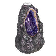 Lade das Bild in den Galerie-Viewer, Glowing Crystal Cave Backflow Incense Burner - Illuminate Your Space
