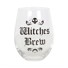 Cargar imagen en el visor de la galería, Witches Brew Stemless Wine Glass
