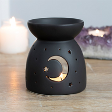 Load image into Gallery viewer, Moon Cut Out Oil Burner
