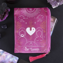 Charger l&#39;image dans la galerie, The Lovers Tarot Card Zippered Bag.
